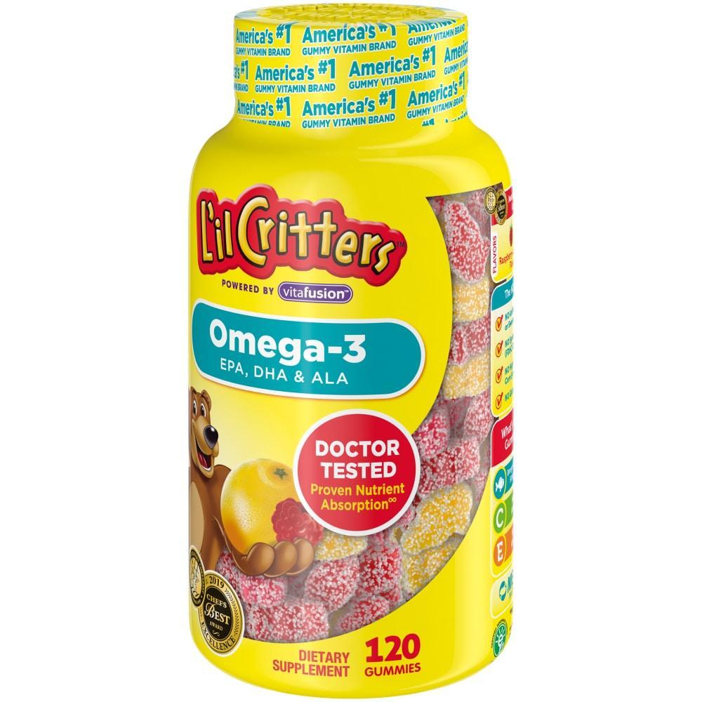 L'il Critters Omega-3 DHA Gummy Fish Dietary Supplement