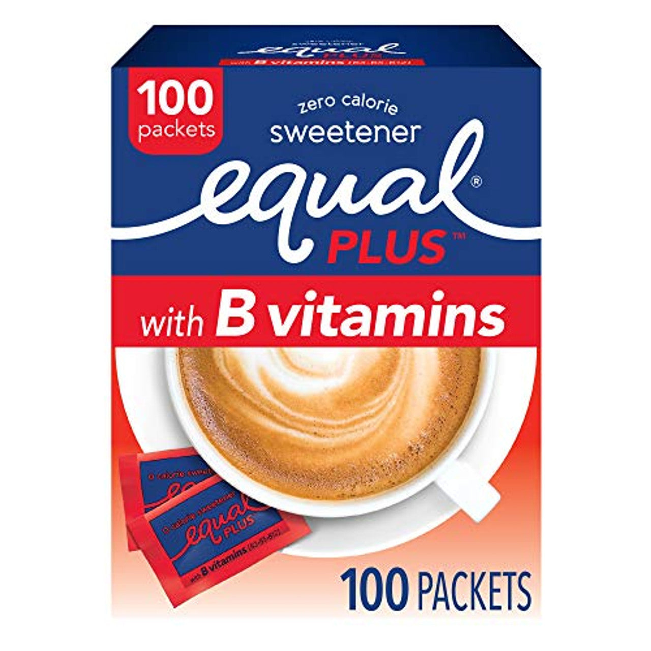 Equal Plus Sweetener, Zero Calorie, Packets