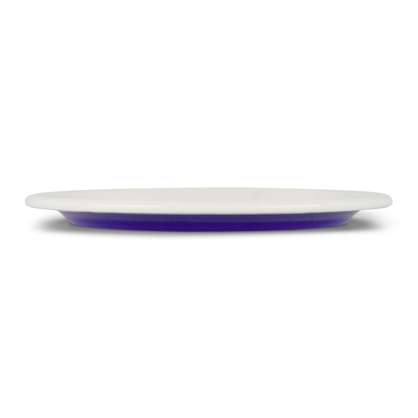 S/4 Enamel Dinner Plate - Two Tone