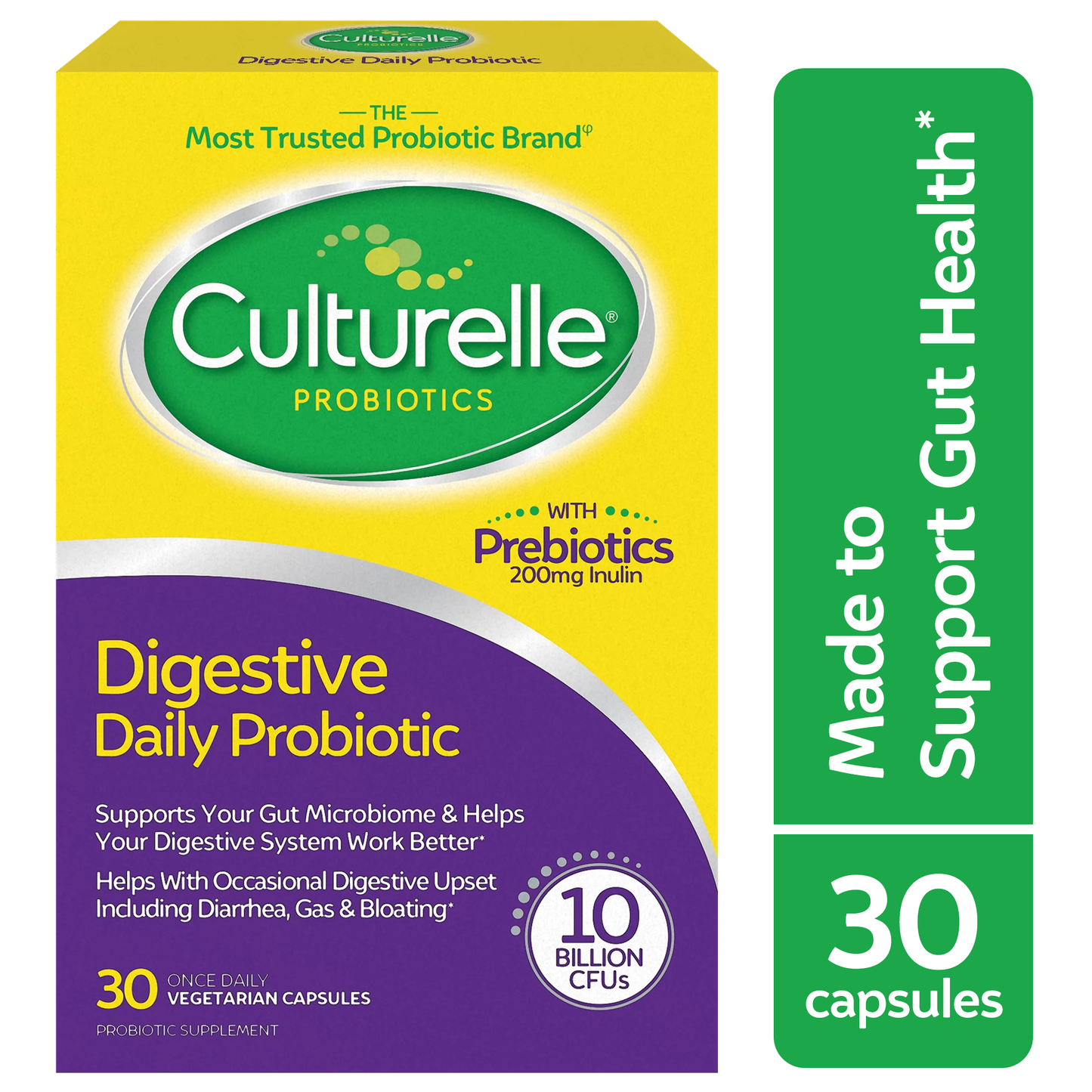 Culturelle Digestive Health Daily Probiotic, 30 Vegetarian Capsules