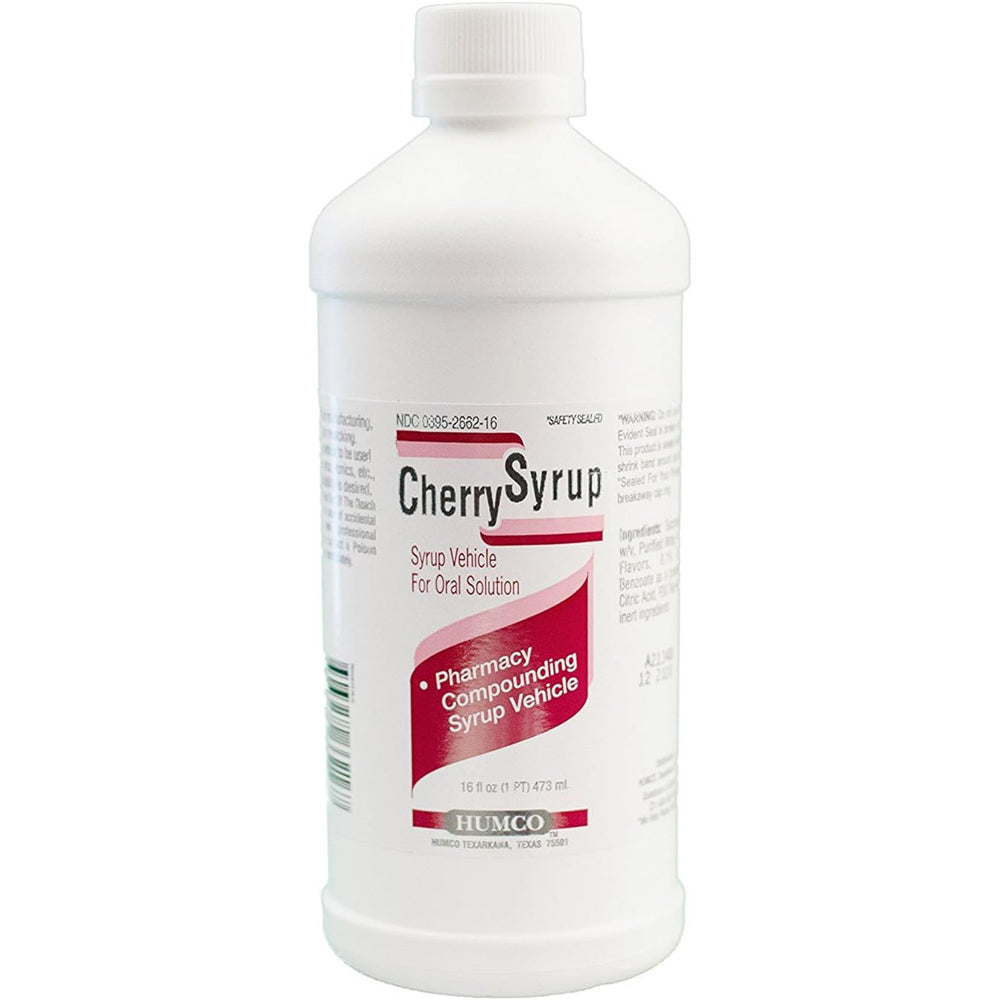 Humco Cherry Simple Syrup Aspirin Free - 16 Oz