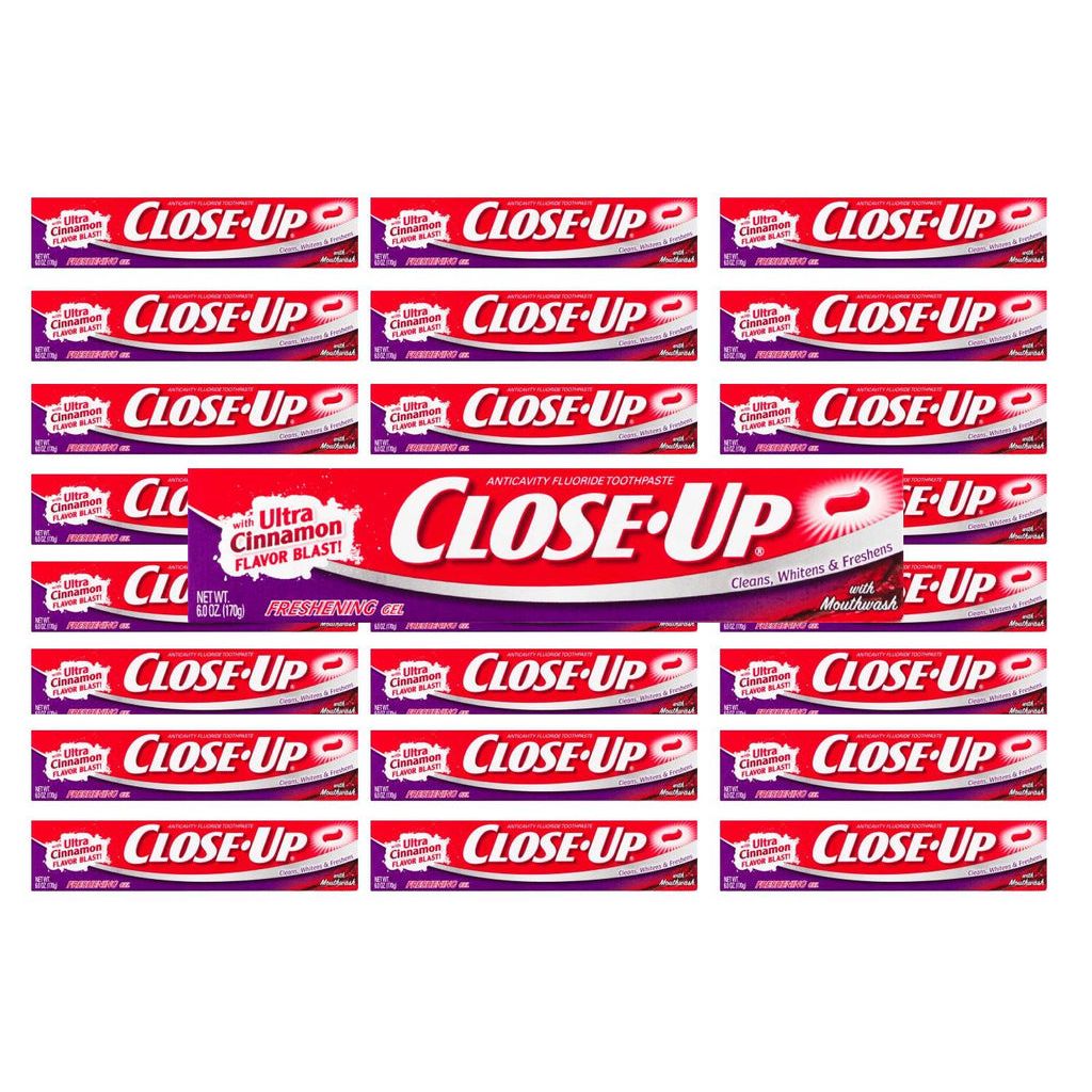 Close-Up Toothpaste, With Ultra Cinnamon Flavor Blast, Freshening Gel, 6 Oz