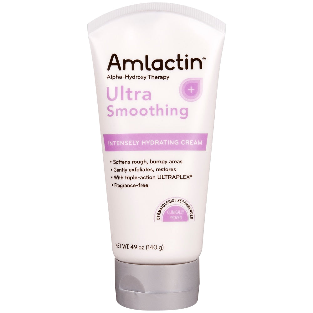 AmLactin Ultra Smoothing Intensely Hydrating Cream, 4.9 Oz Tube