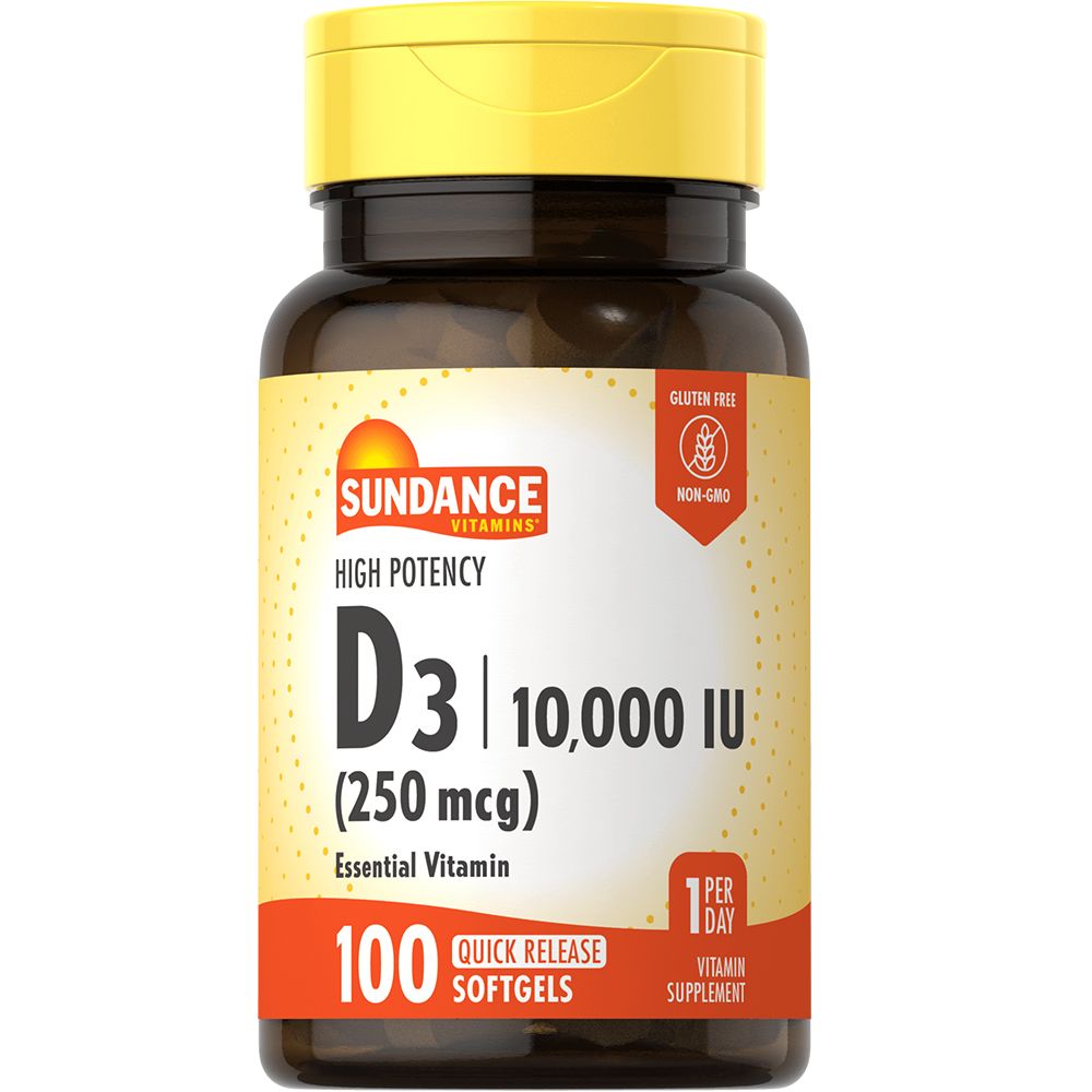 Sundance Vitamin D3 1000 IU Softgels