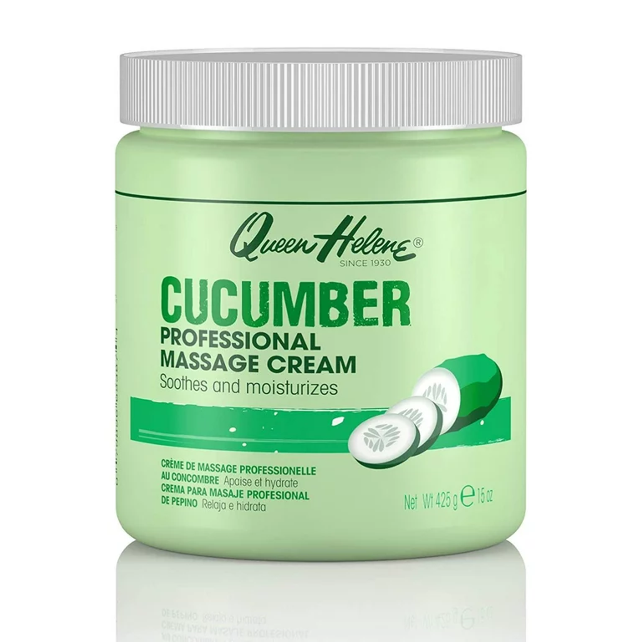Queen Helene Cucumber Professional Massage Cream 15 Oz. Jar