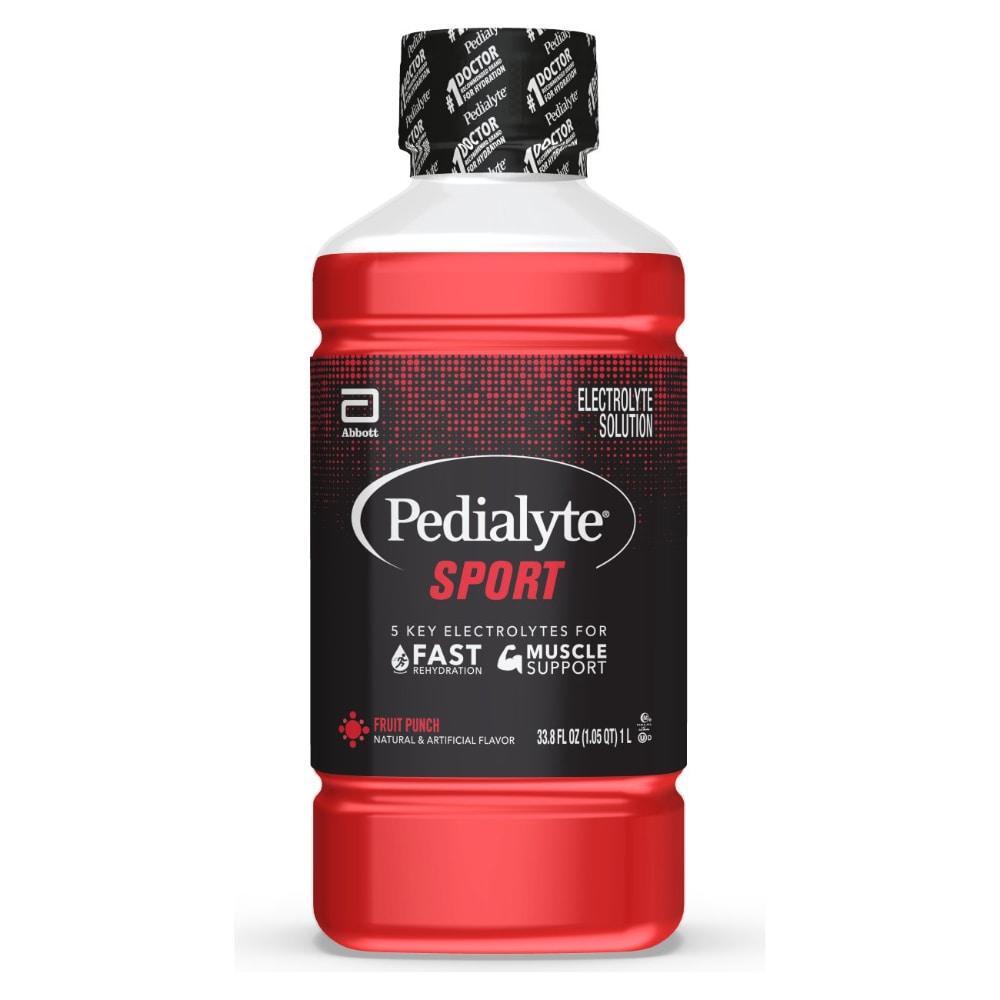 Pedialyte Sport Electrolyte Solution - Fruit Punch - 33.8 Fl Oz