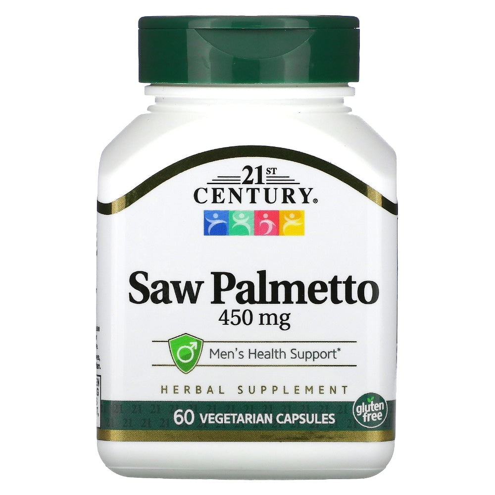 21st Century Saw Palmetto Extract, Standardized, Vegetarian Capsules