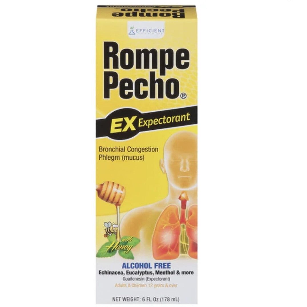 Rompe Pecho Expectorant, With Honey 6 Fl Oz