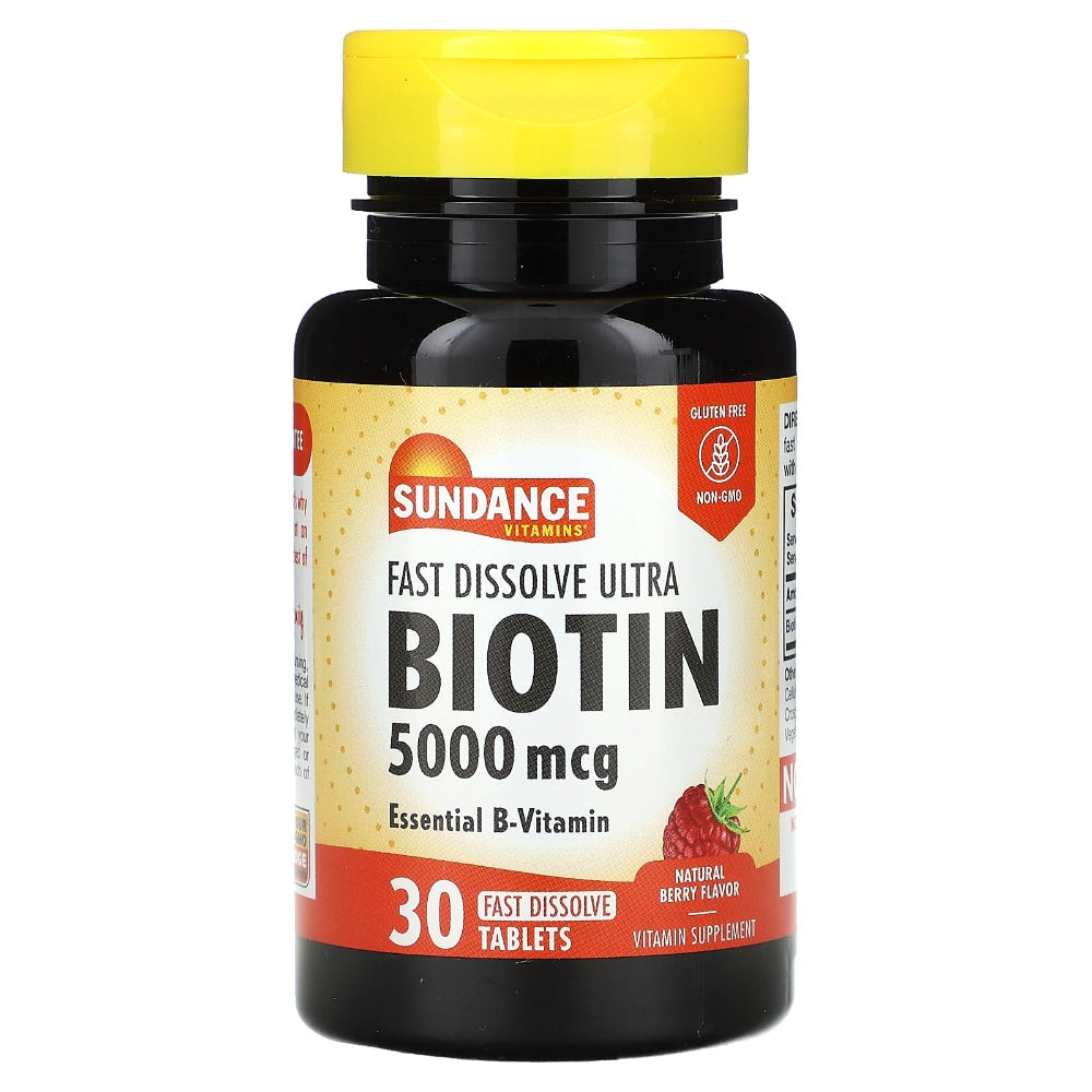 Sundance Ultra Biotin 5000 Mcg Fast Dissolve Tablets