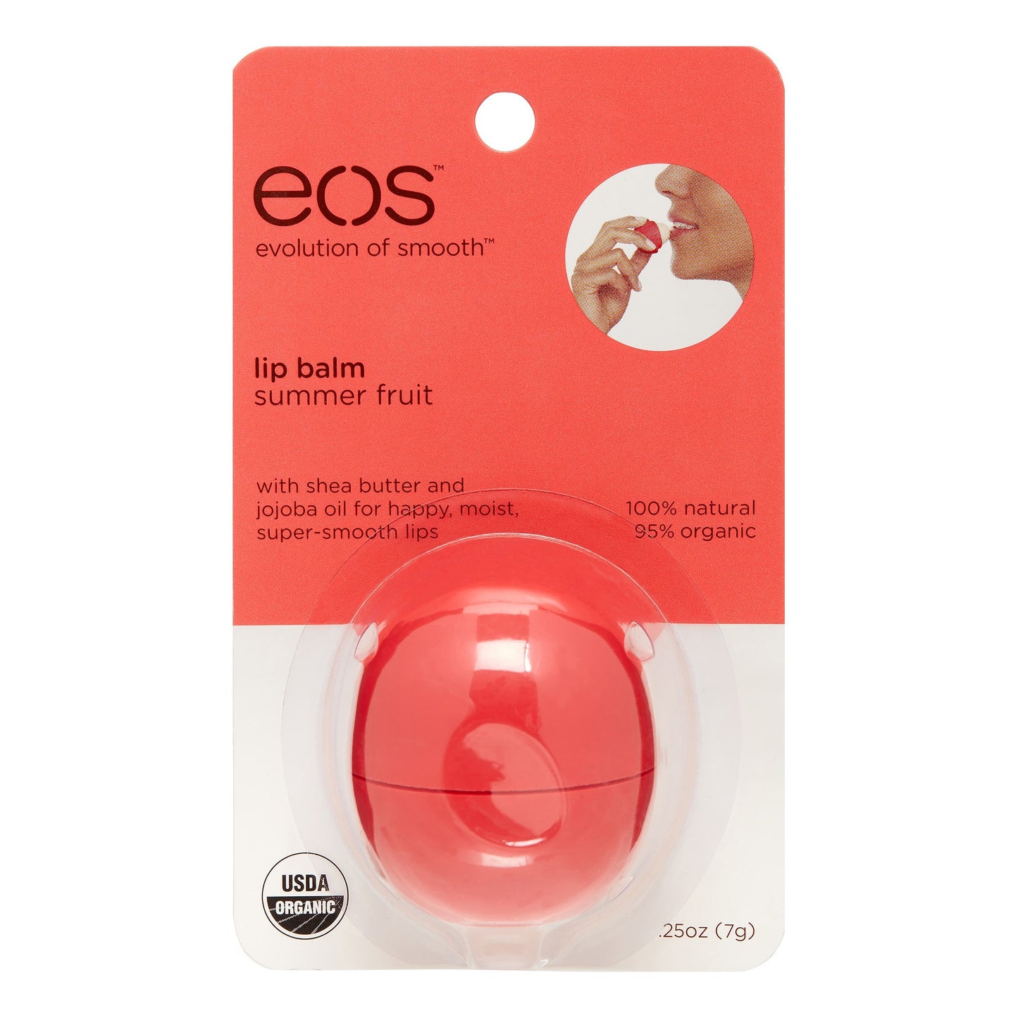 EOS Organic Lip Balm Sphere - Summer Fruit