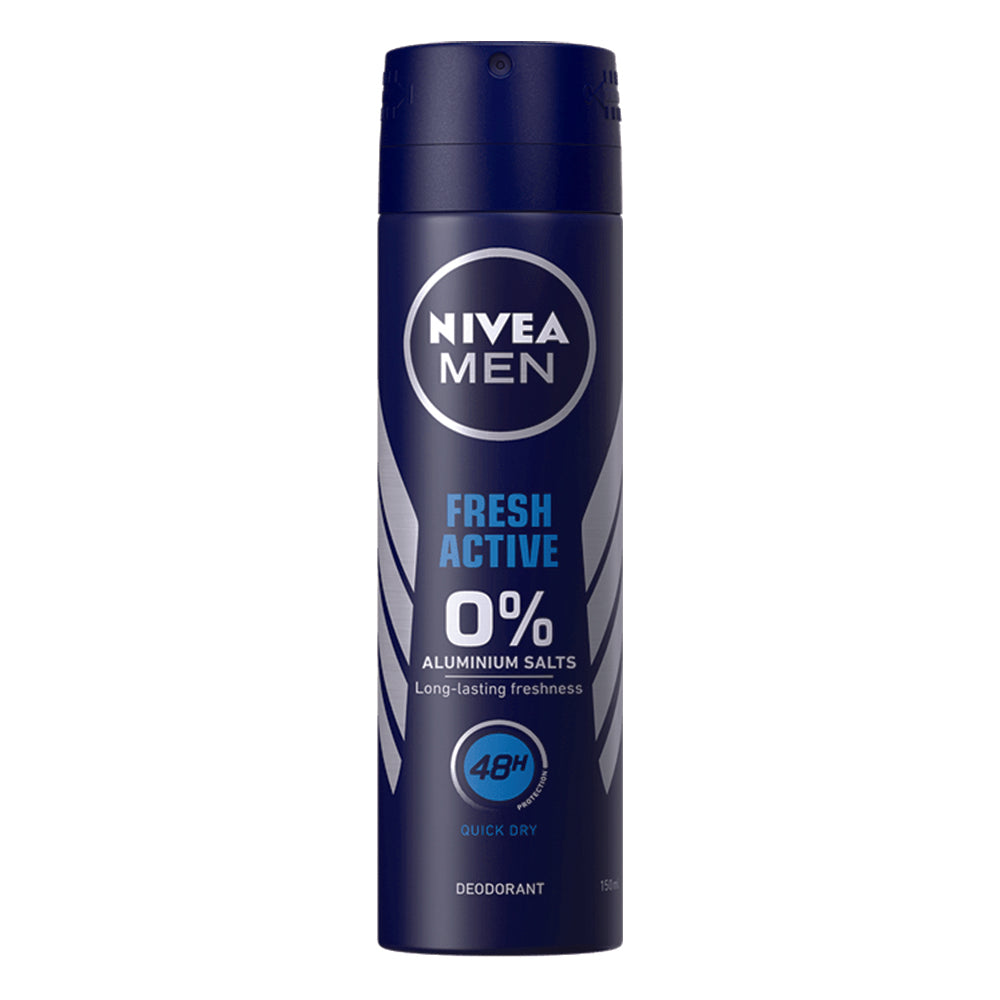 Nivea Men Fresh Active Antiperspirant Deodorant Spray 150 Ml