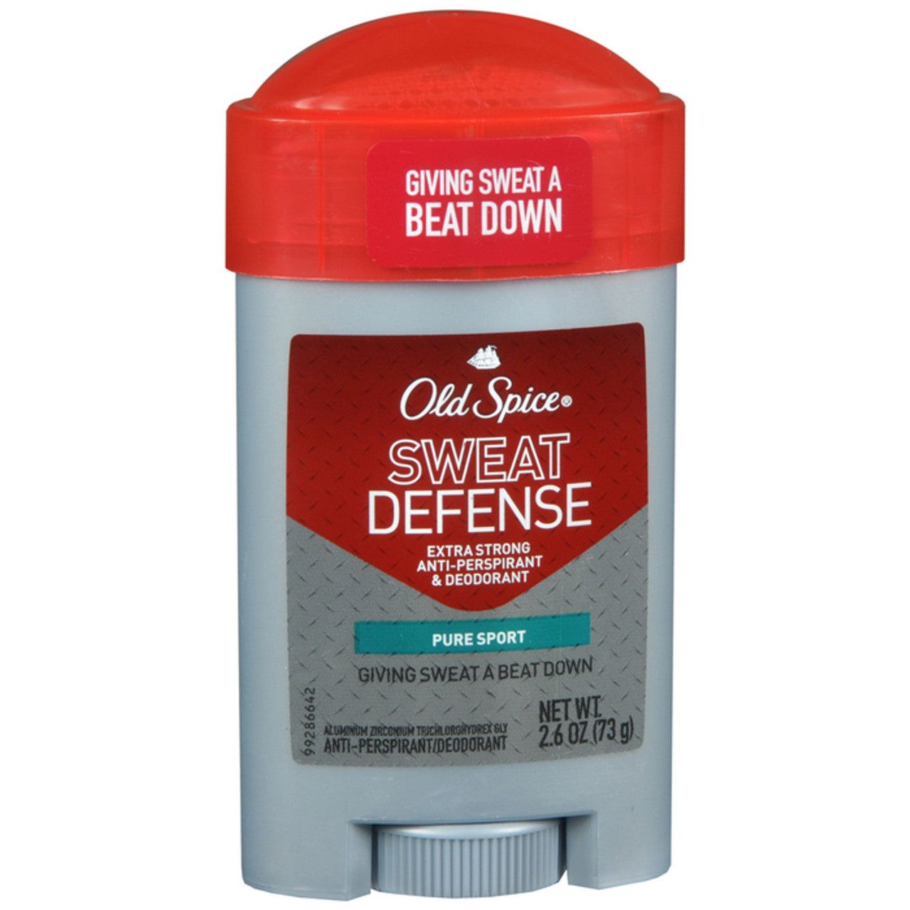 Old Spice Sweat Defense Antiperspirant And Deodorant Soft Solid For Men, Pure Sport Plus, 2.6 Oz