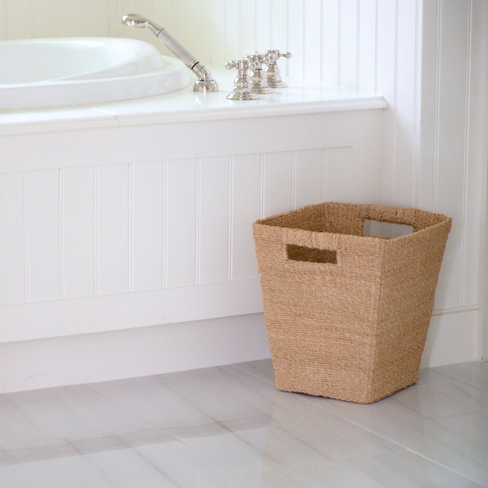 Natural Tapered Square Basket