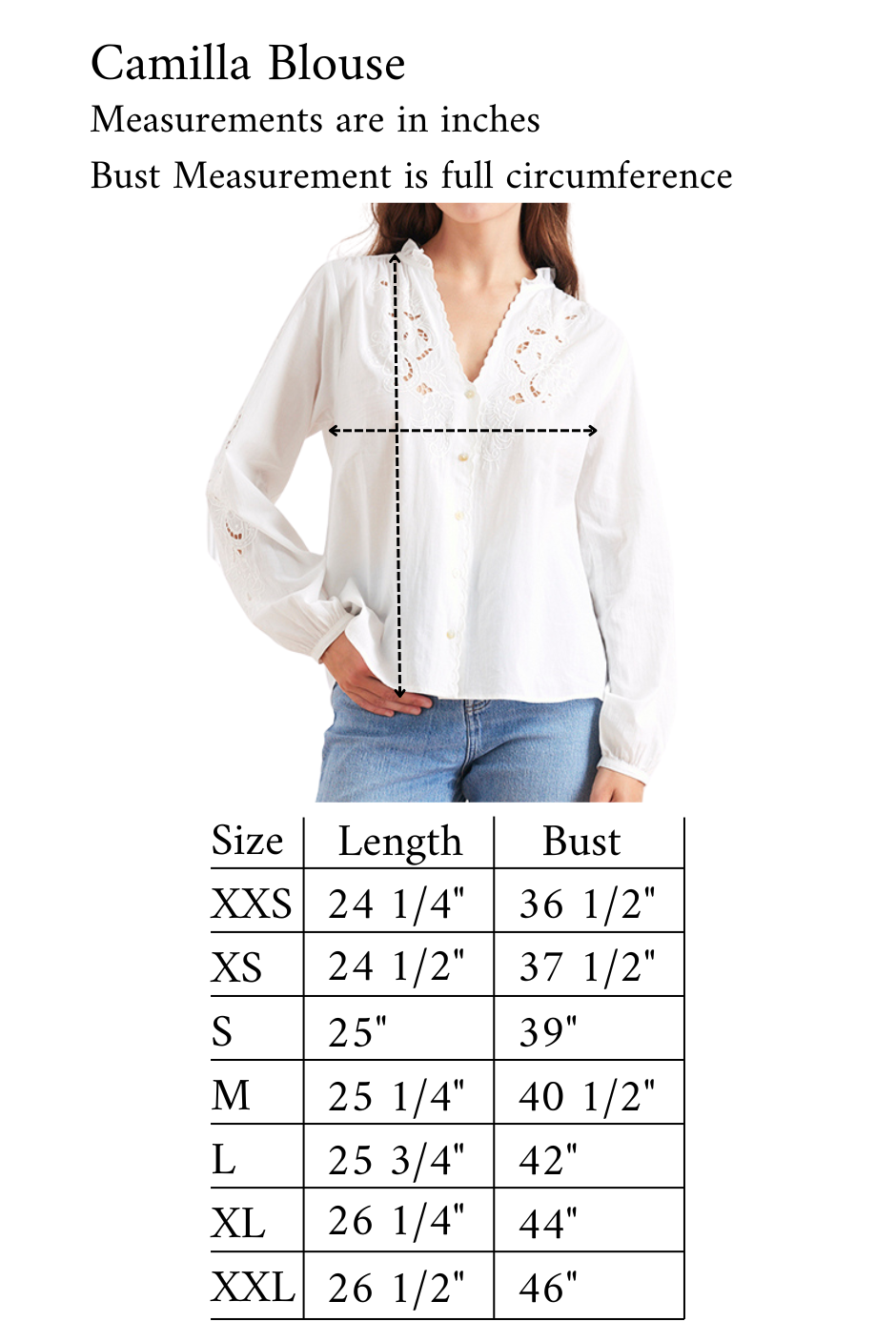 Camilla Blouse in Off White - Osadia Concept Store