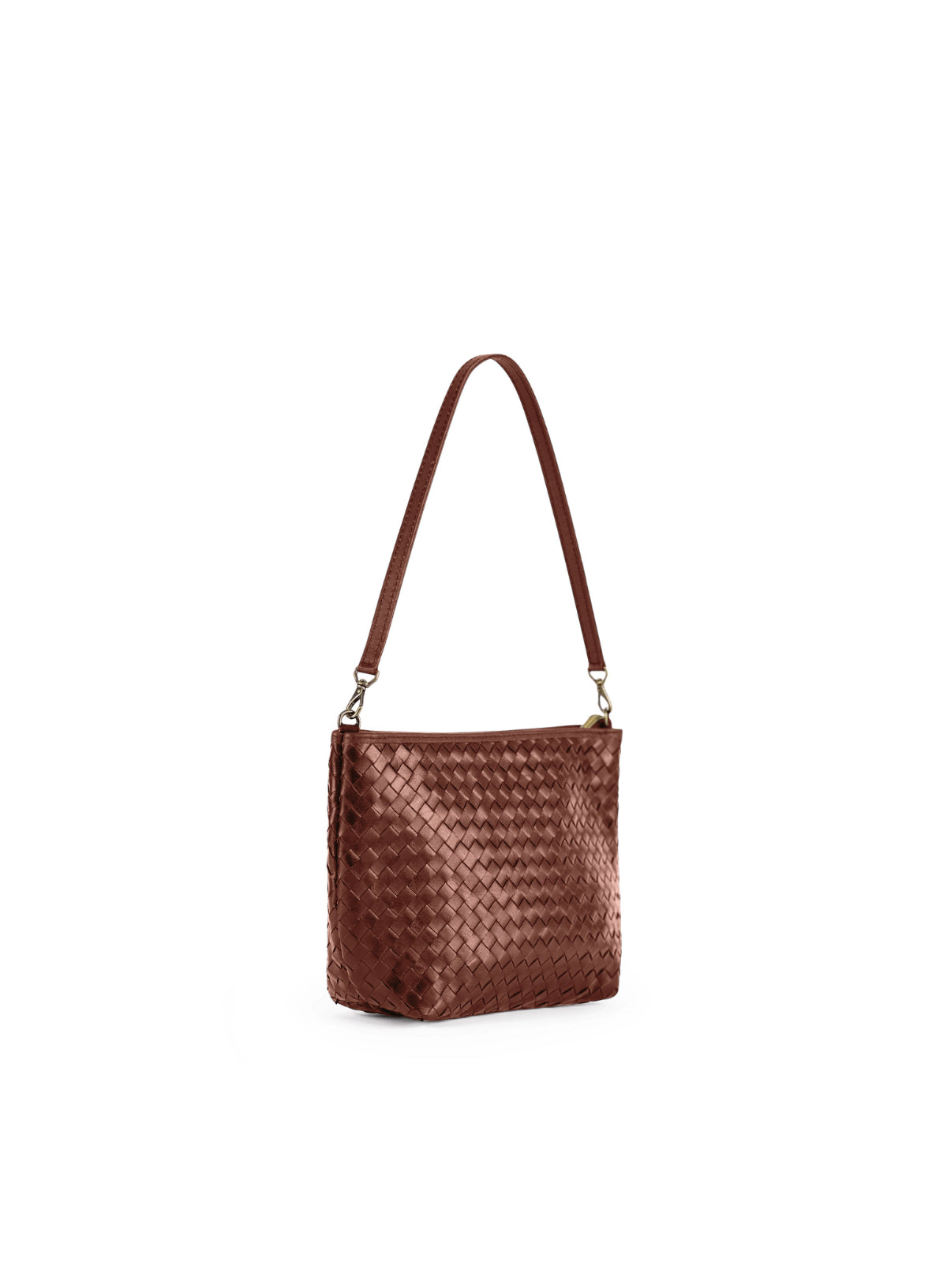 Woven Leather Shoulder Bag