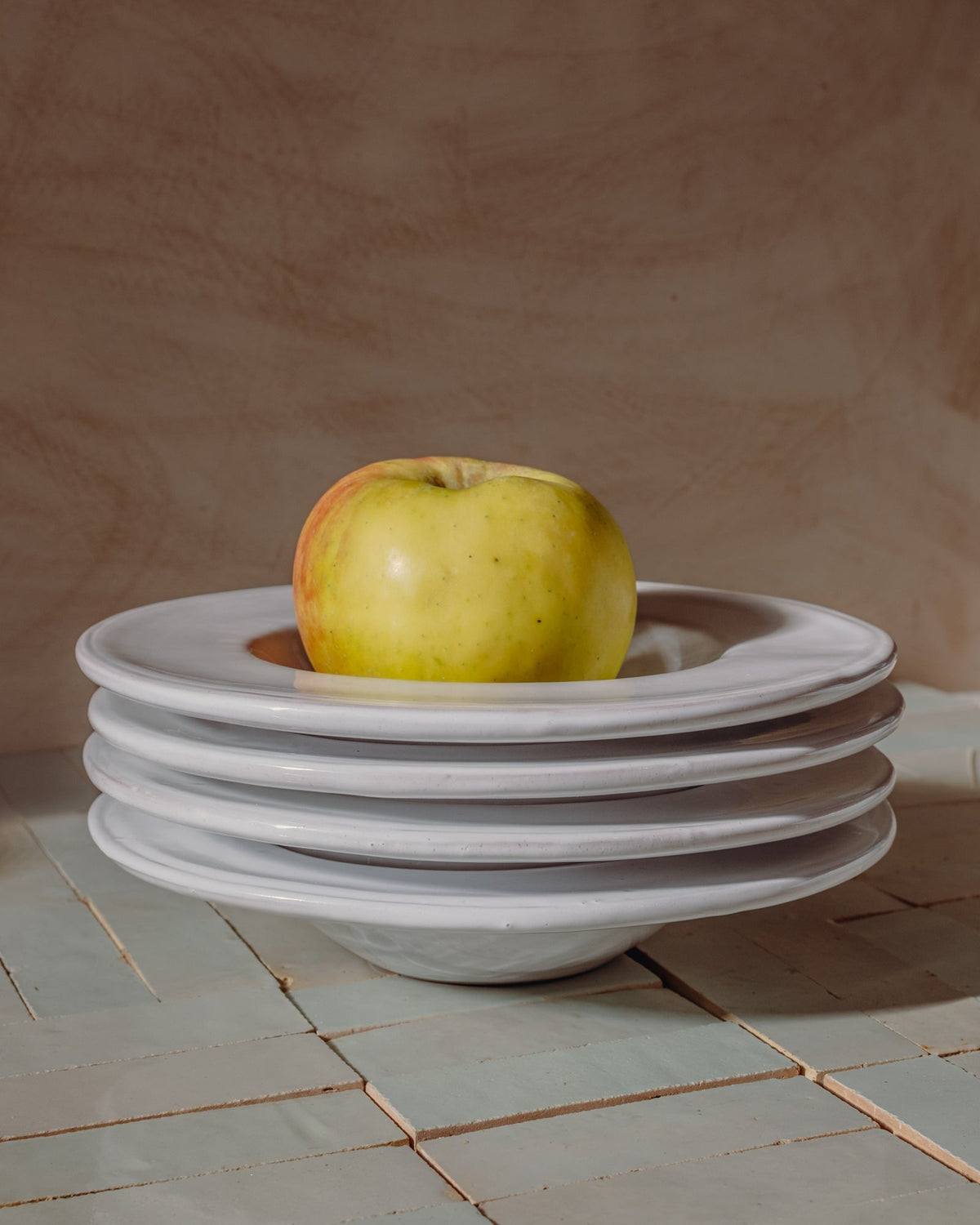 Milk White Ovals Bowl with Lip - Set of 4