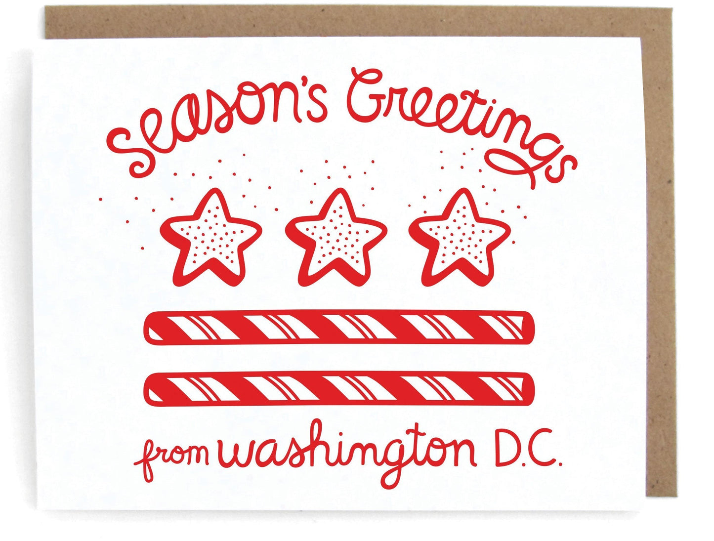 DC Flag Season's Greetings - Set of 8