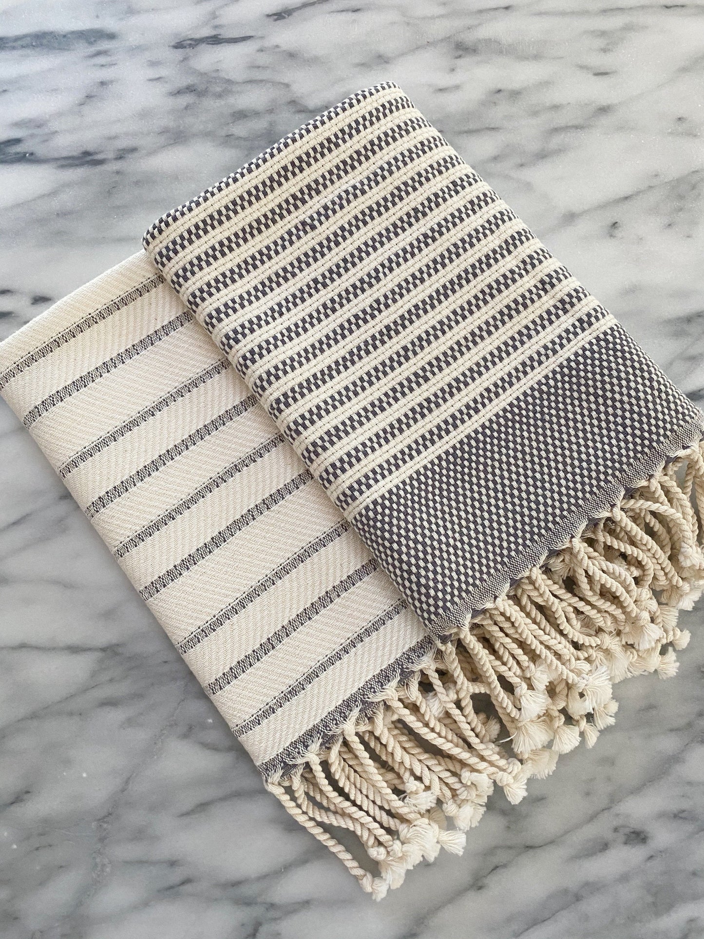 Zipper Turkish Hand / Kitchen Towel