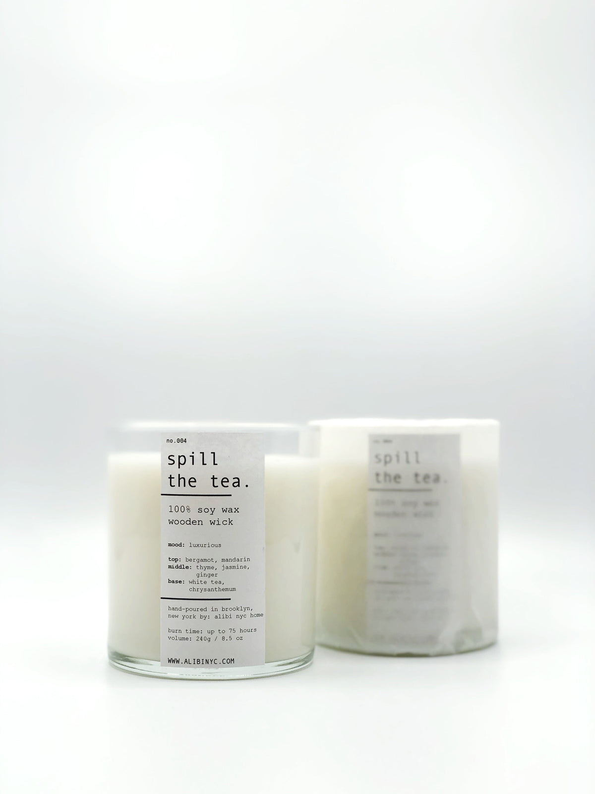 SPILL THE TEA | 100% SOY WOODEN WICK CANDLE