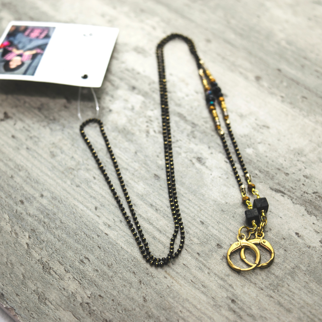 Olivia Semi-precious Stone Sunglass Chain - Thailand