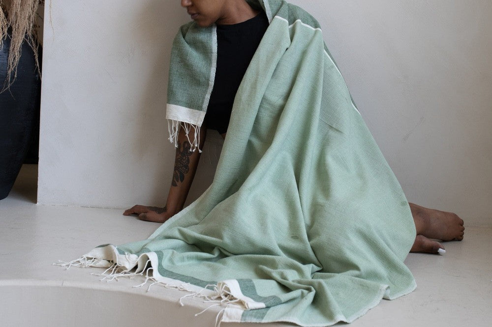 Abay Handwoven Eco-Friendly Ethiopian Cotton Beach Towel