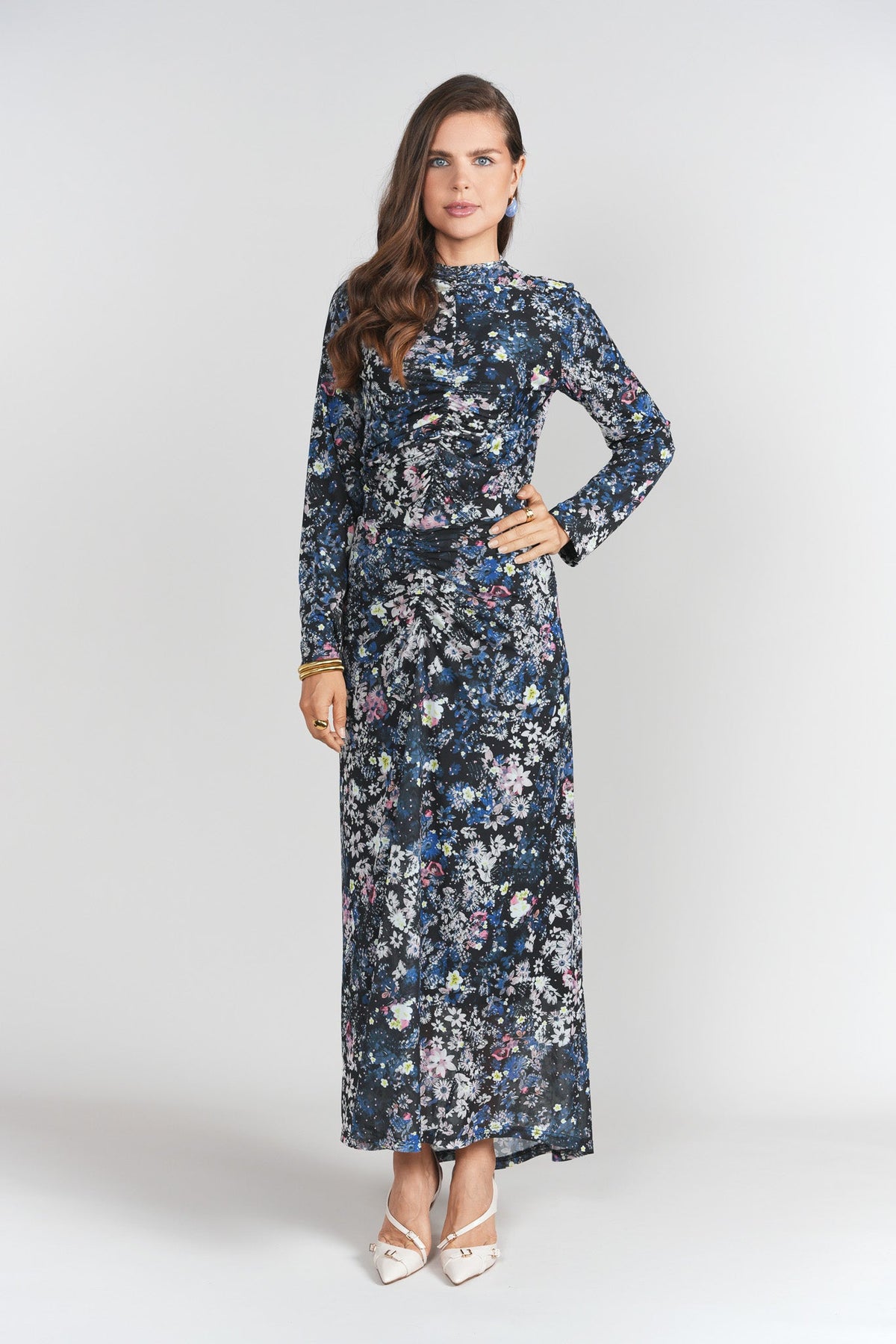 Gali Top- Floral Grunge