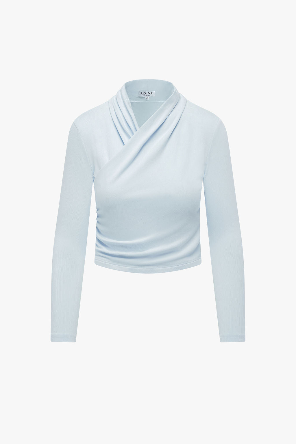 Yael Cotton Top- Sky Blue