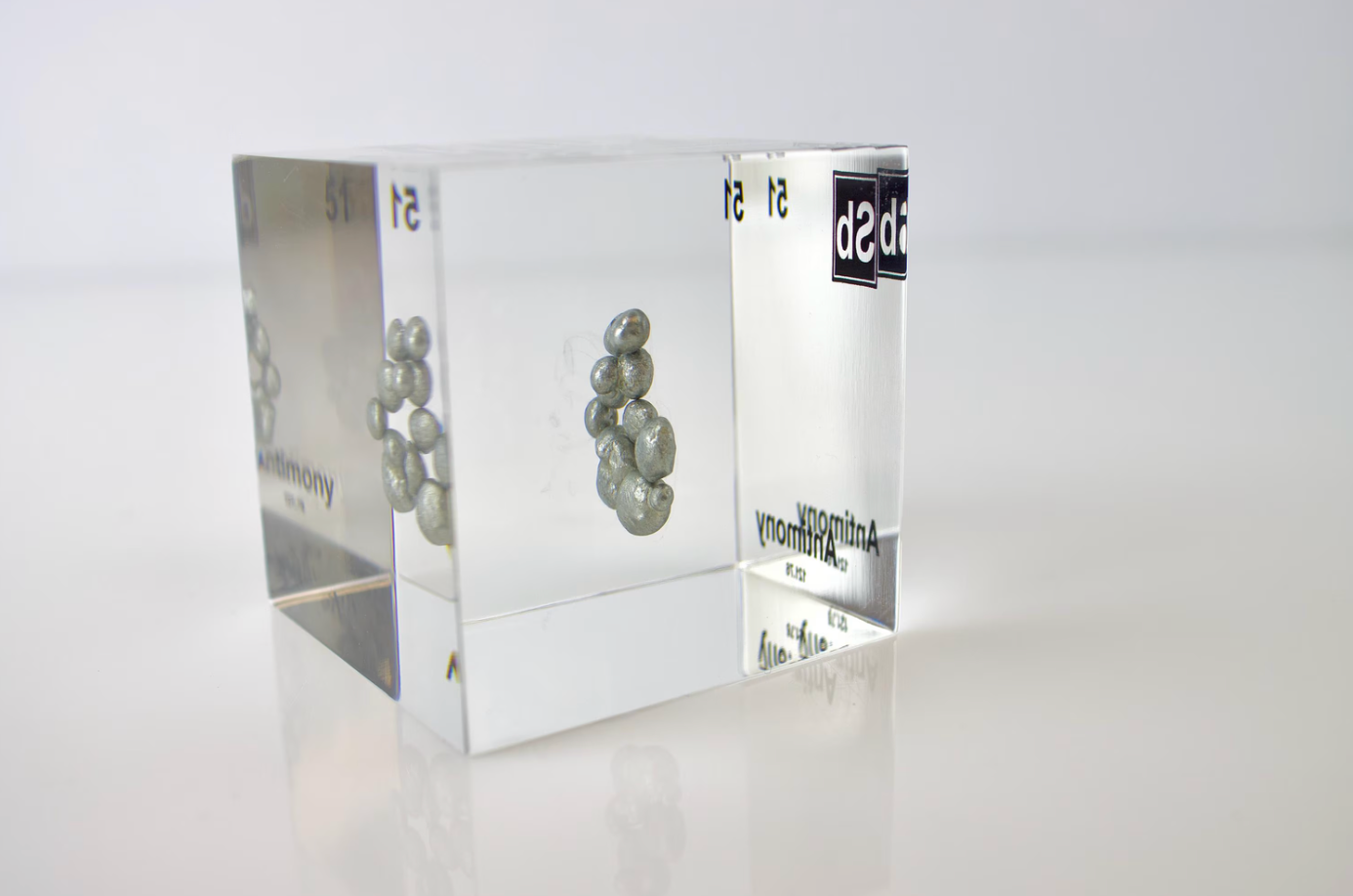 Antimony Element Cube