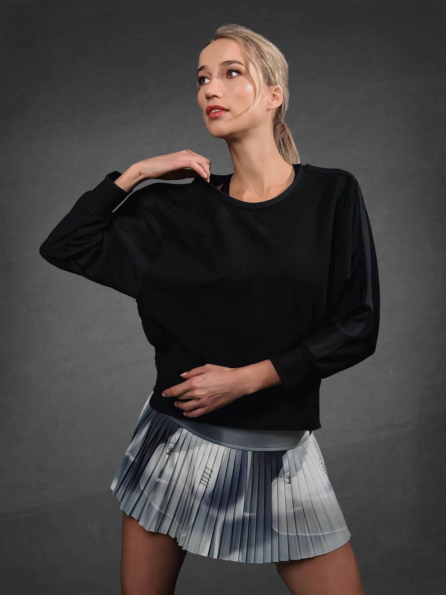 BAILA SWEATSHIRT | Technical Athletic Mesh Top