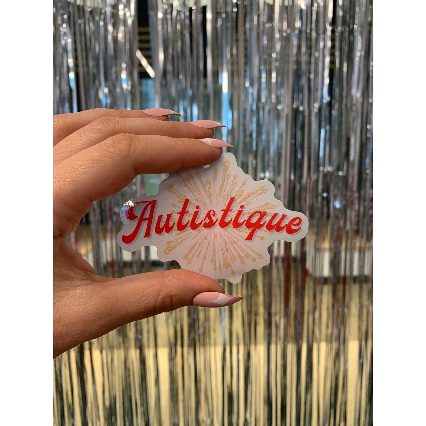 Autistique Vinyl Die Cut Sticker | Weatherproof Decal
