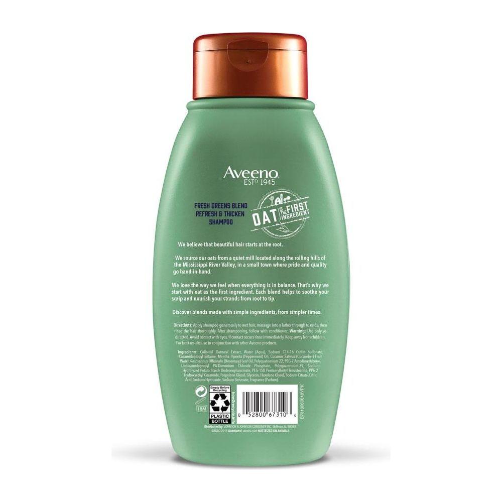 Aveeno Scalp Soothing Fresh Greens Blend Shampoo 12 fl. Oz