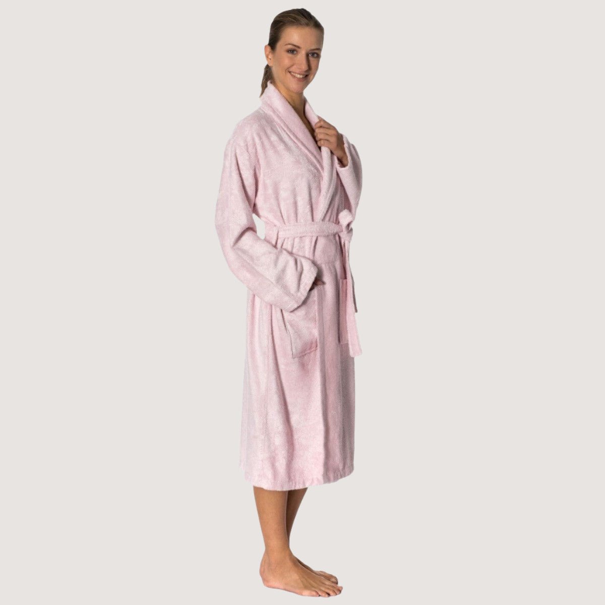 Luxury bamboo bathrobe for spa experience at home - Unisex