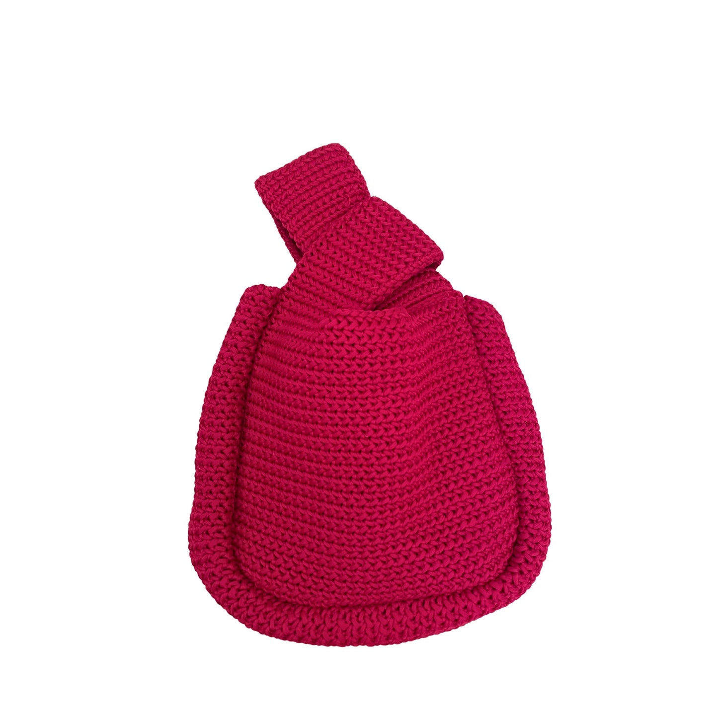Mackenzie Knit Clutch in Fuchsia