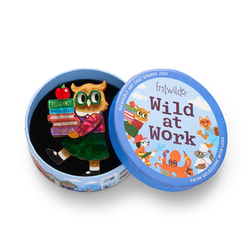 Professor Hootsworth Brooch by Erstwilder