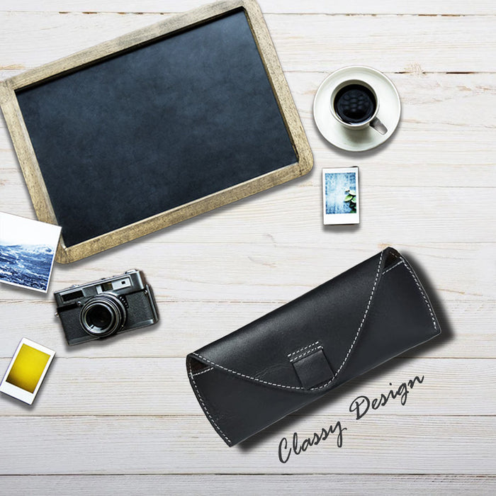 Tan Leather Sunglasses Case - Osadia Concept Store