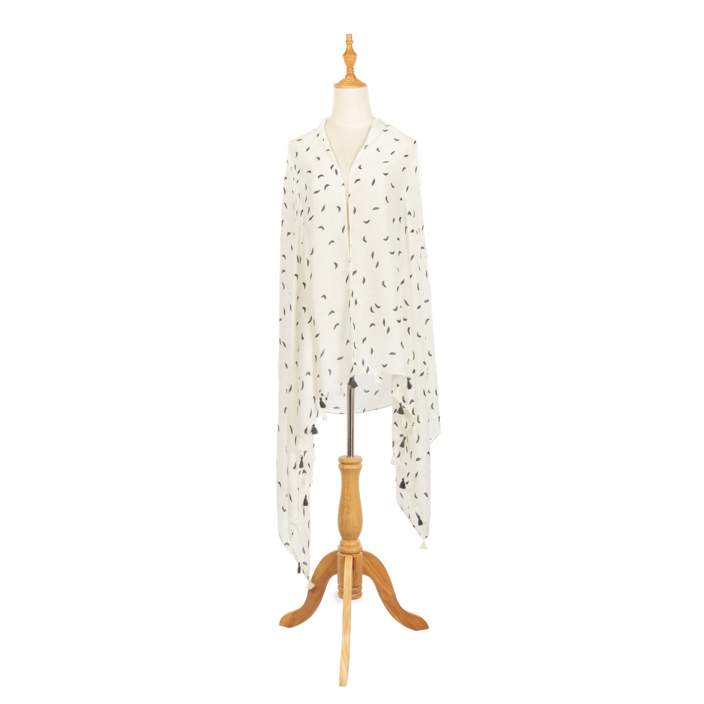 Phoebe Feather Print Scarf