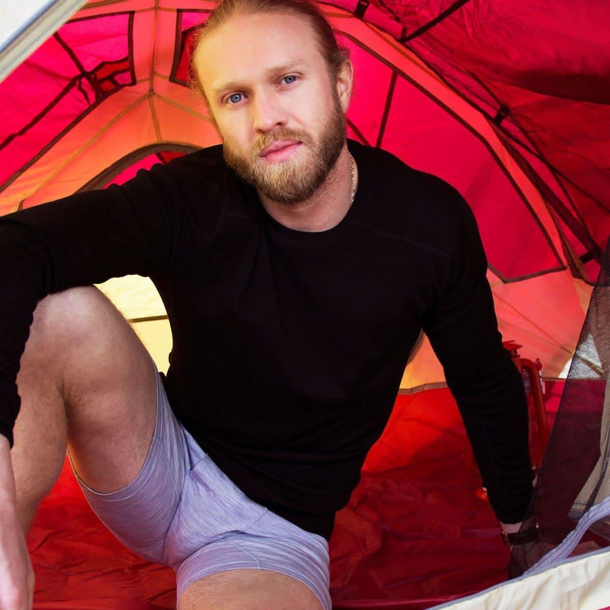 Midweight - Men's Wool Long Sleeve Crew Woolverino - Osadia Concept Store