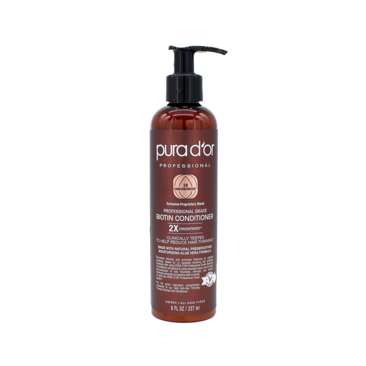 Pura d'or Professional Grade Biotin Conditioner 8oz - New