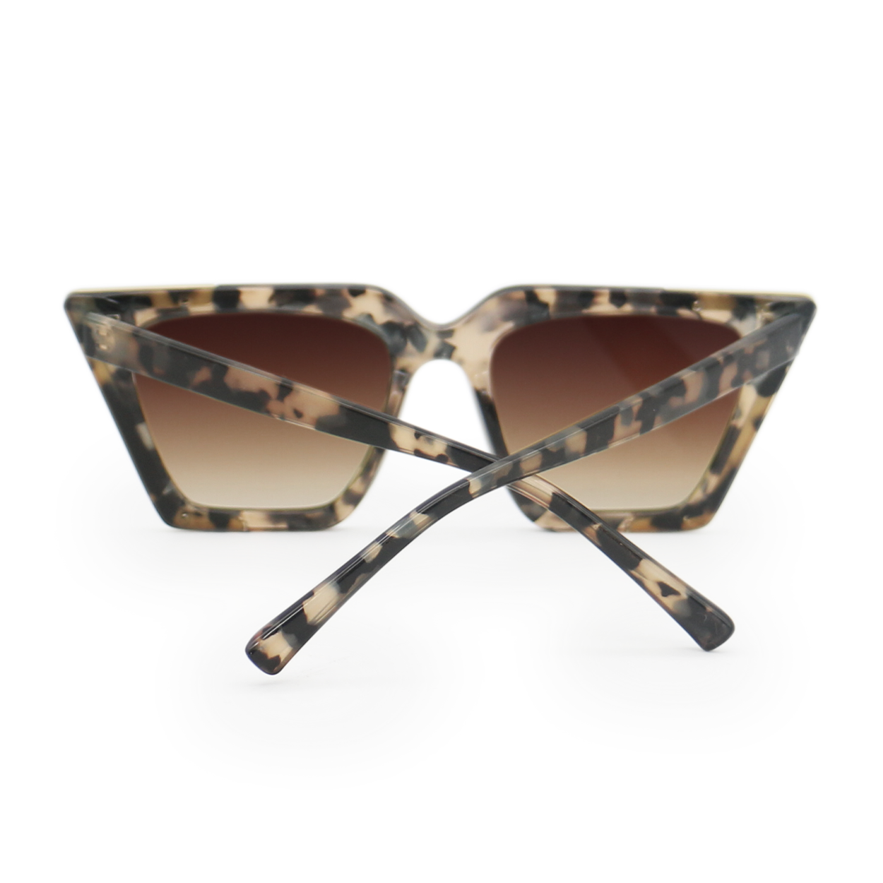 The CEO - Sustainable Tortoise Frame Brown Lens Cateye Sunglasses