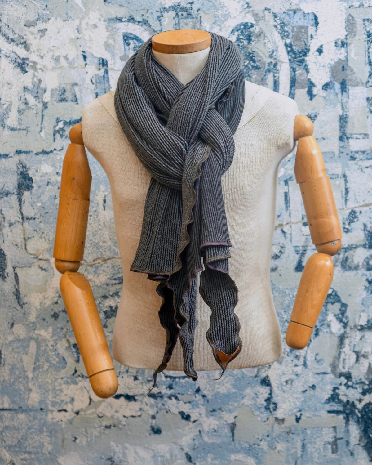 Charcoal DNA Scarf