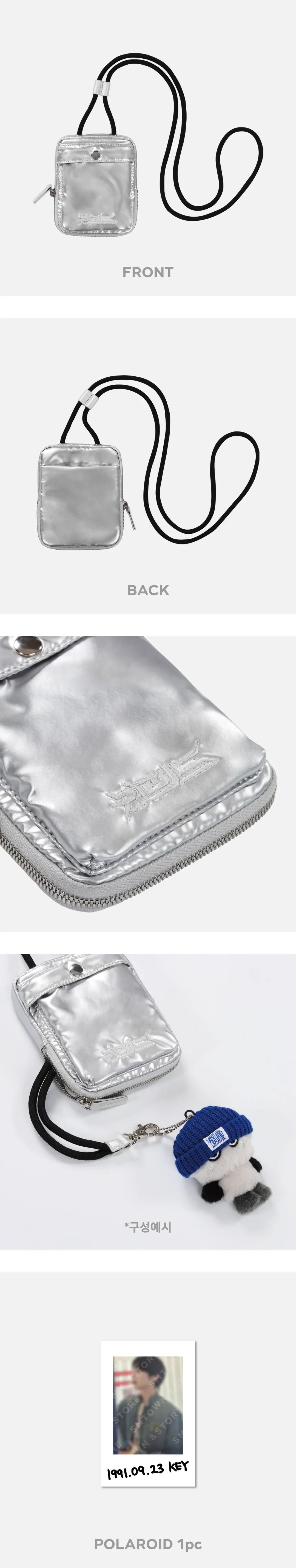 SHINee Key - On : And On # 2024 Keyland Official MD Mini Pouch Cross Bag Set