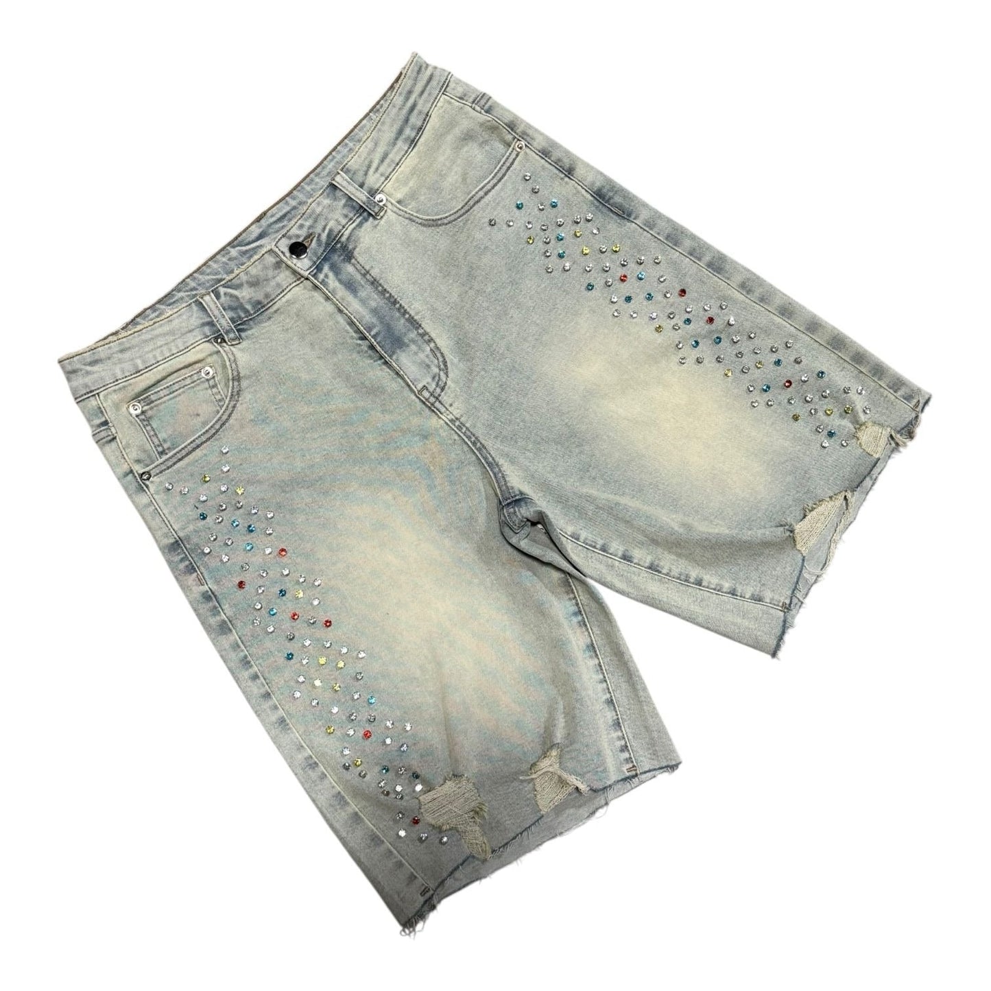 Concept LA "Elliot" Jean Shorts - Vintage Blue Wash