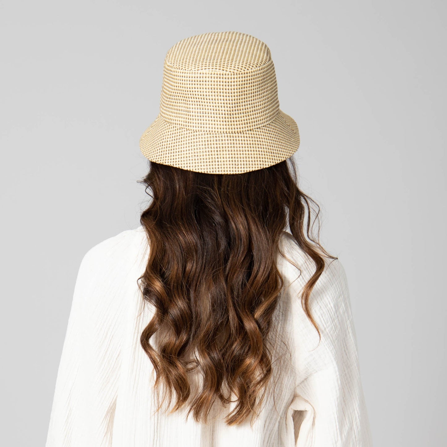 Women's Textured Woven Bucket Hat