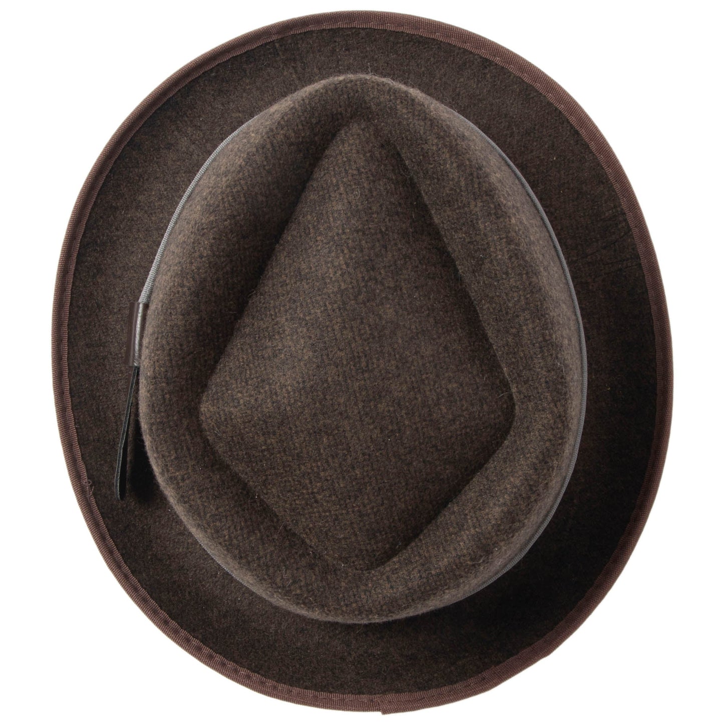 Men's Pork Pie with Debossed Logo