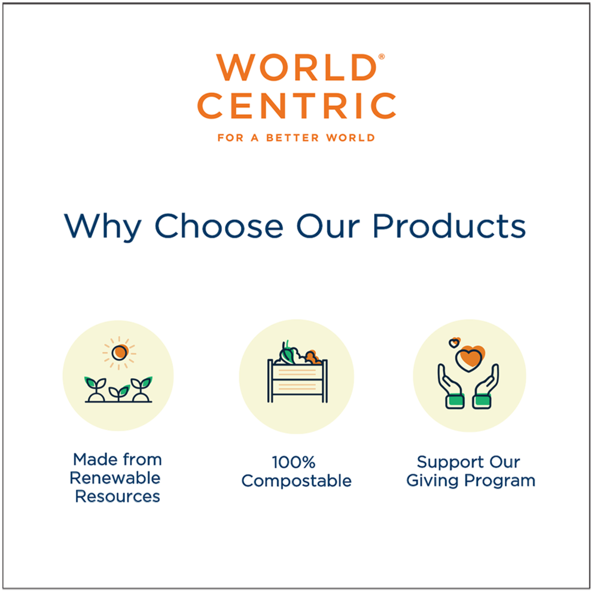 World Centric 6 oz FSC Paper Hot Cup, White, Bio-Based Lined (QTY 1000), SKU CU-PA-6