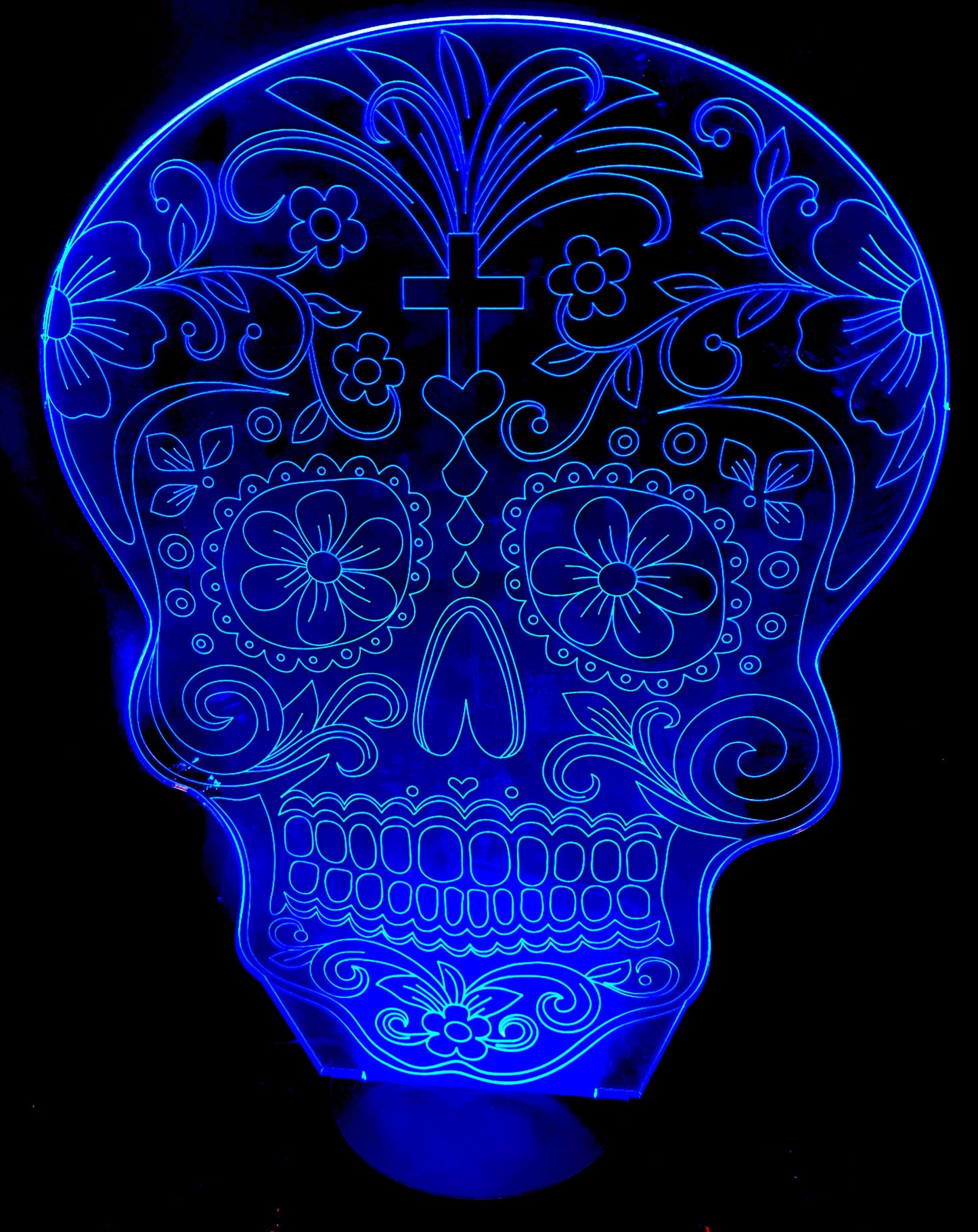 Day of the Dead Calavera 3D Lamp