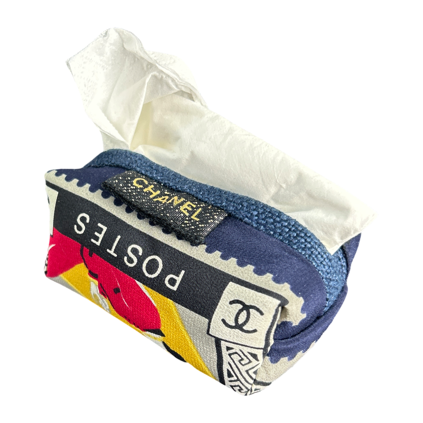 Stamps of the World Vintage Scarf Travel Tissue Pouch