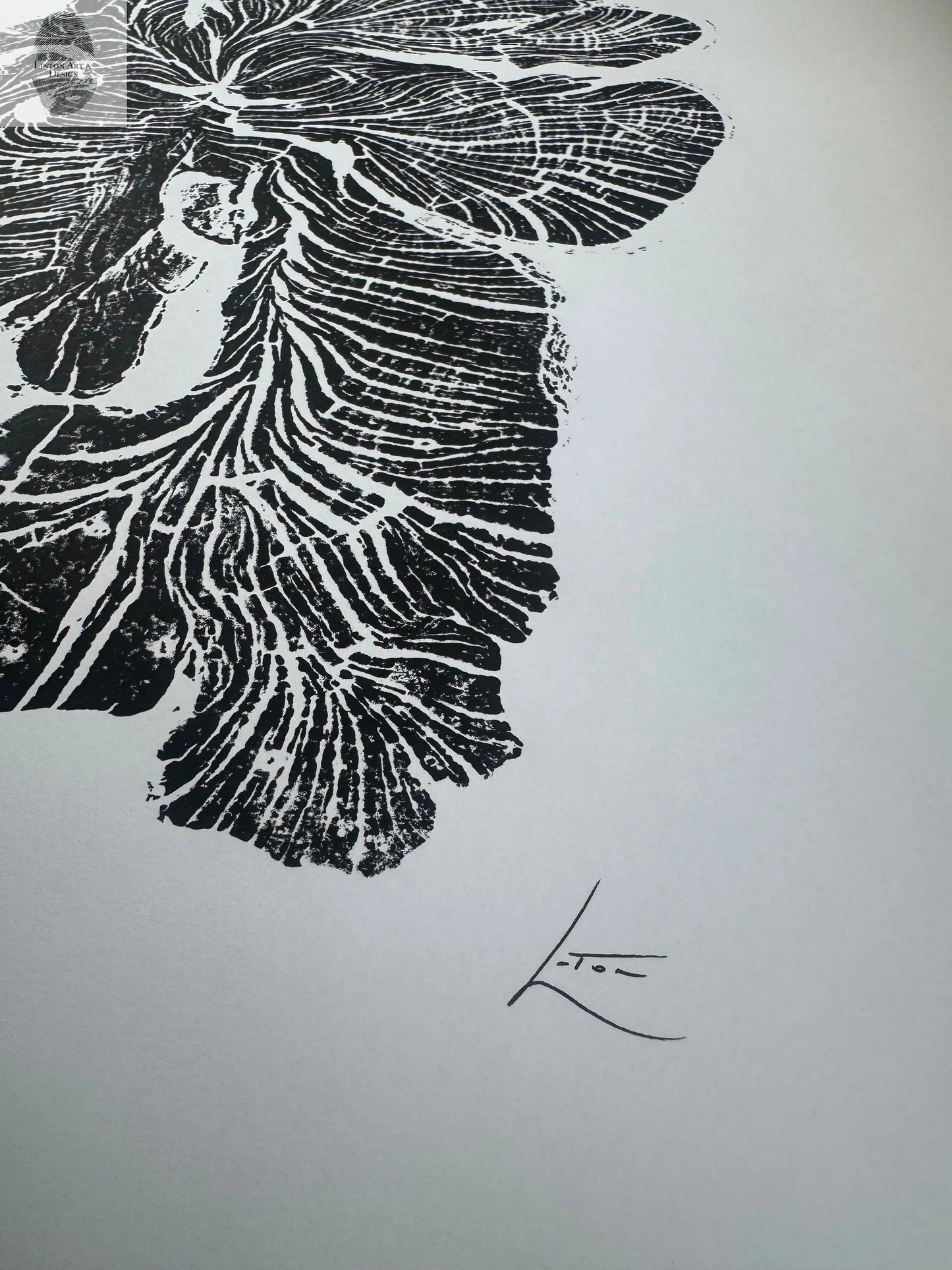 Crab Apple Tree Ring Wall Art – Millcreek UT – 18x24 Signed Original Woodcut