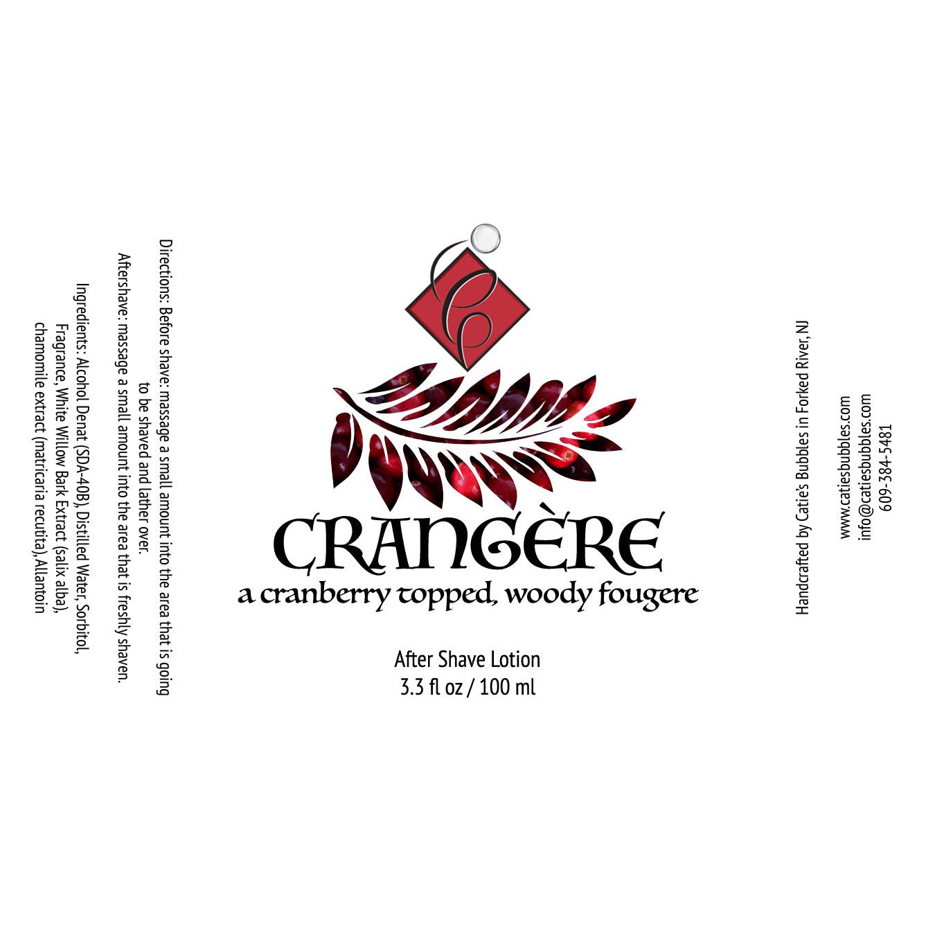 Catie's Bubbles Crangere Shaving Collection