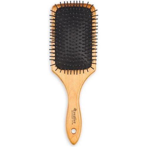 Eco-Friendly Wood Paddle Nylon Hair Brush